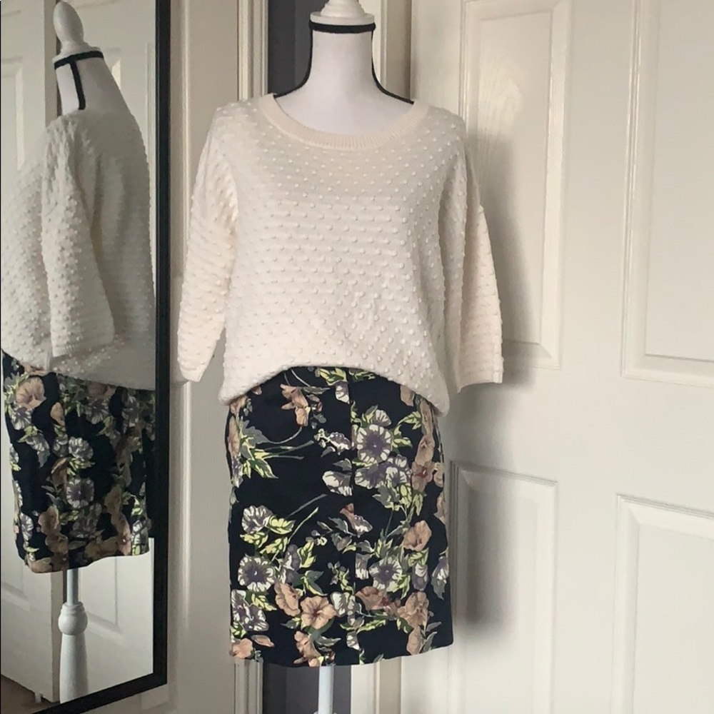 ⬇️REDUCED! Brooks Brothers floral mini skirt